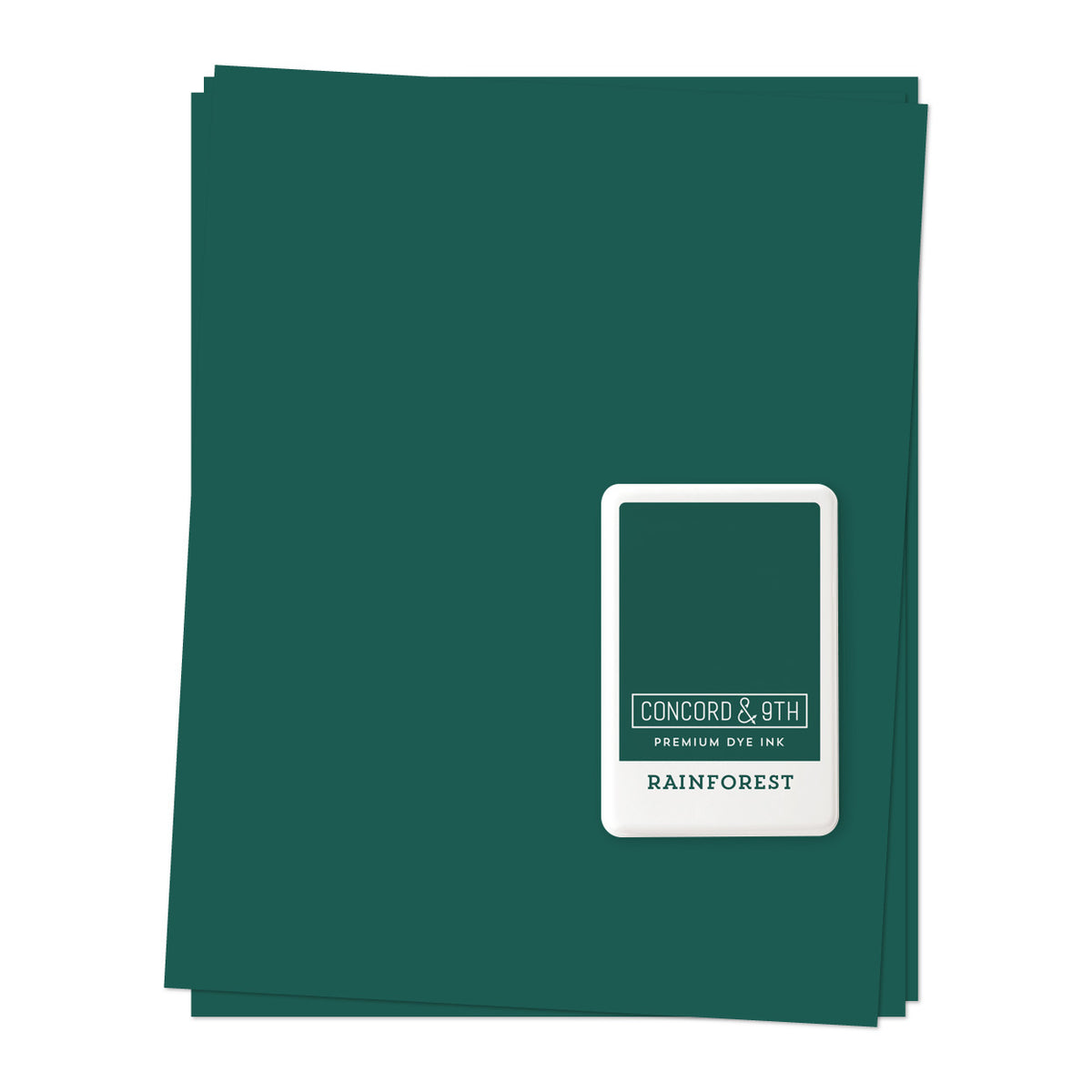 Cardstock: Rainforest Ink Pad &amp; Cardstock Bundle