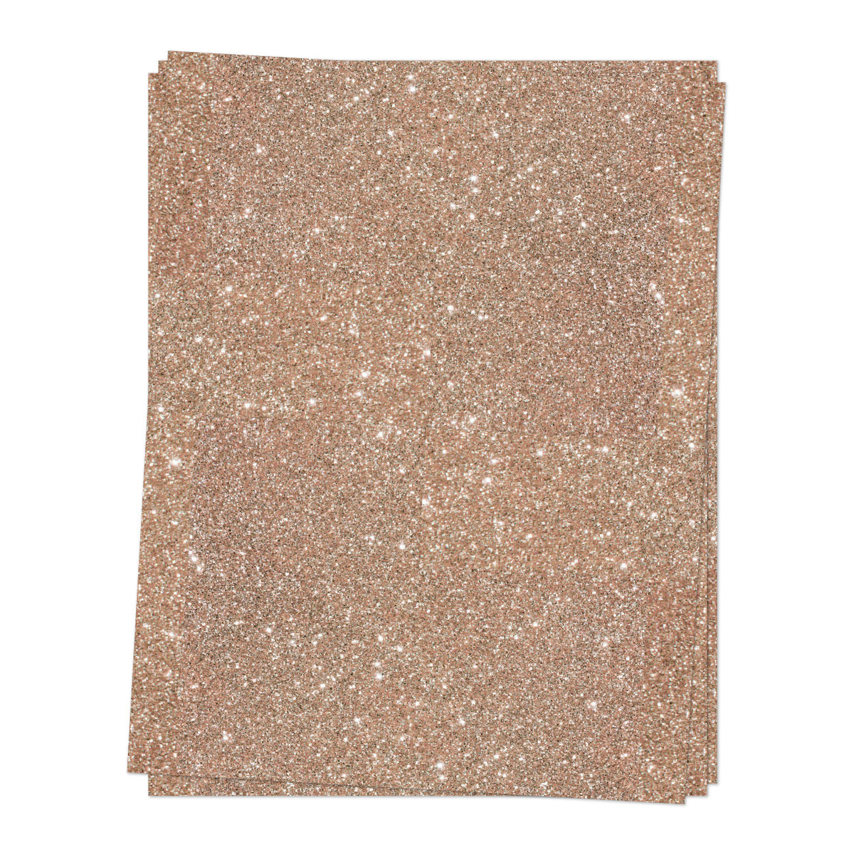 Rose Gold Glitter Cardstock