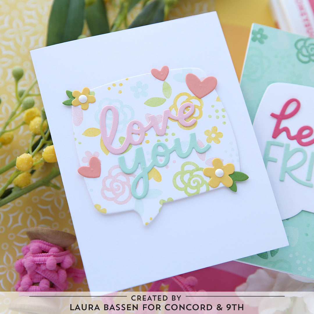 Rosy Lane Turnabout™ Stamp Set