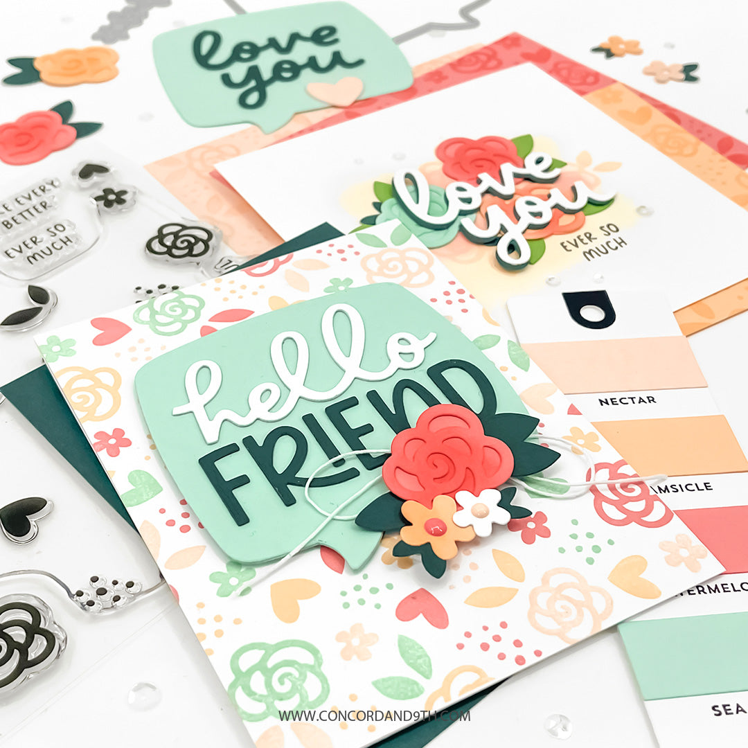 Rosy Lane Turnabout™ Stamp Set