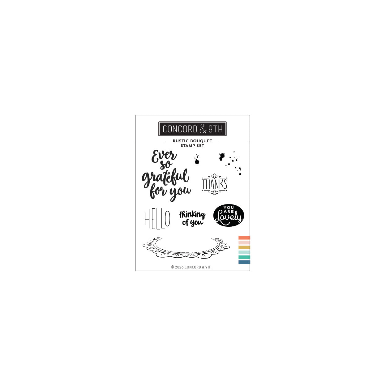 Rustic Bouquet Stamp Set