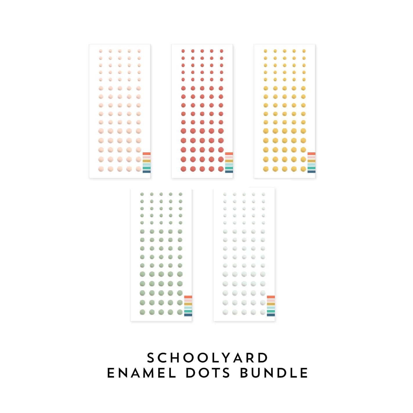 Schoolyard Enamel Dots Bundle