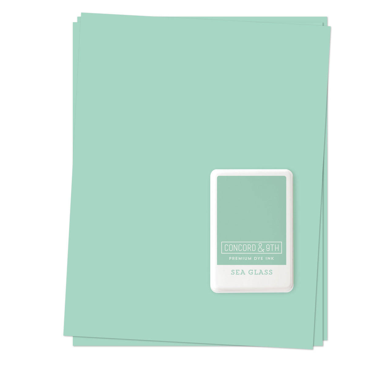 Cardstock: Sea Glass Ink Pad & Cardstock BUNDLE