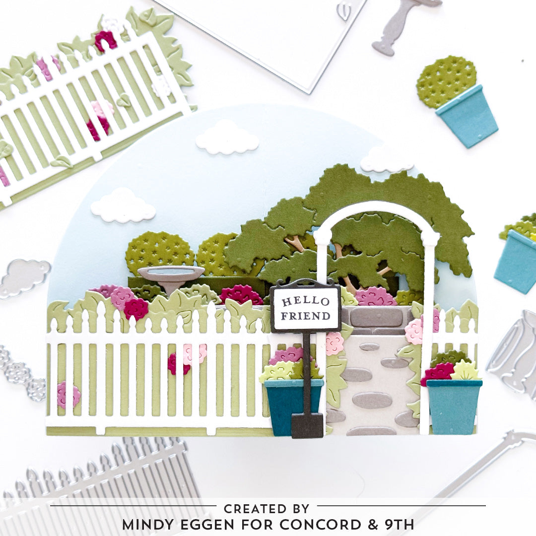 Secret Garden Stacks Stamp Set