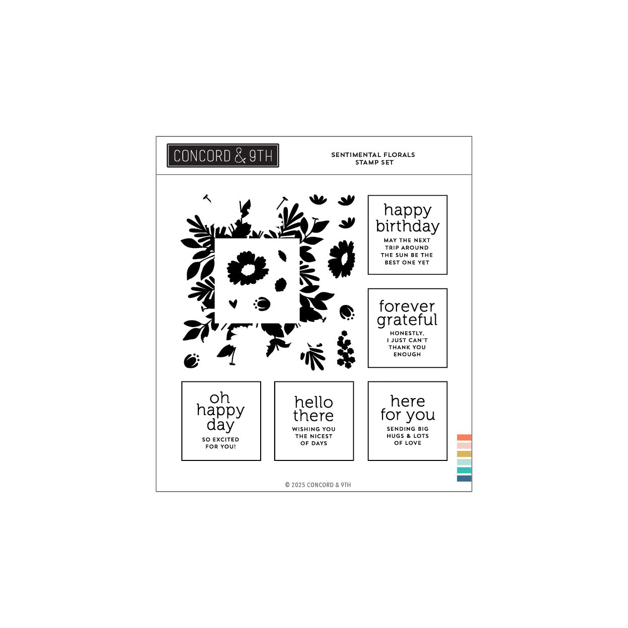 Sentimental Florals Stamp Set