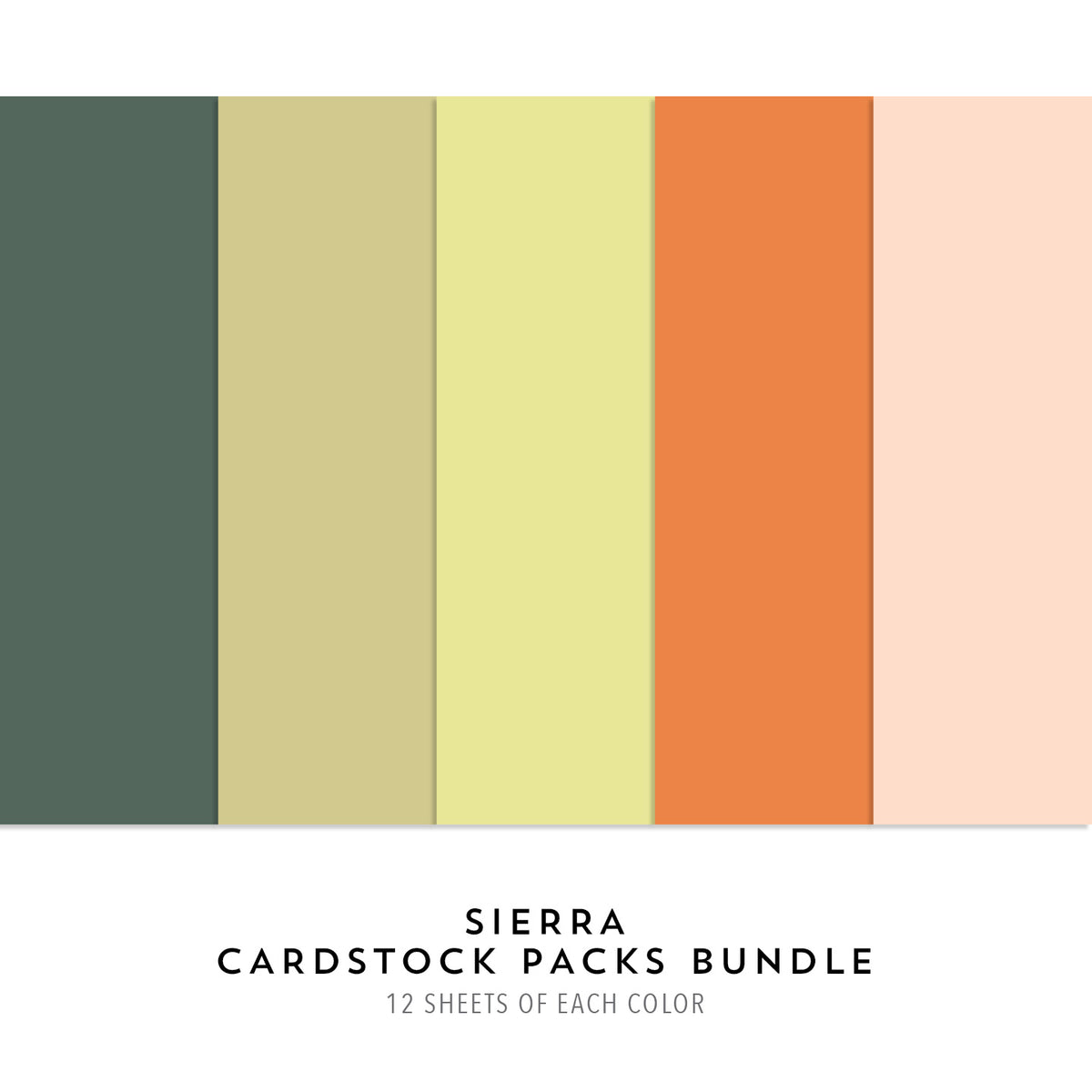 Sierra Cardstock Packs Bundle