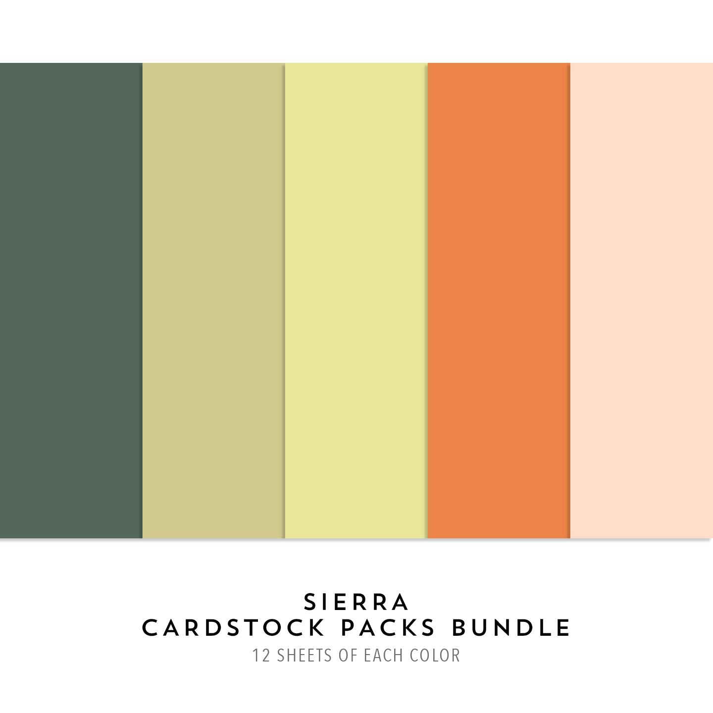 Sierra Cardstock Packs Bundle