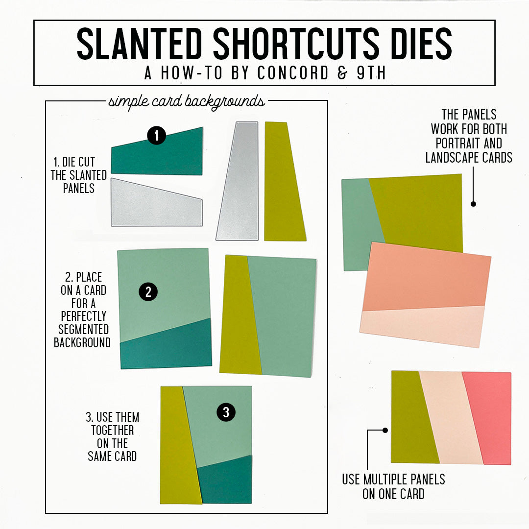 Slanted Shortcuts Dies
