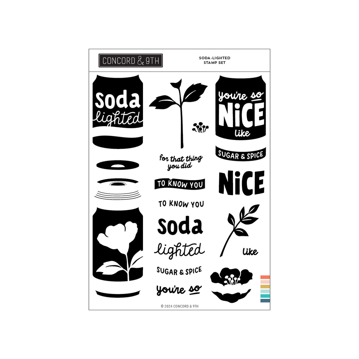 Soda-Lighted Stamp Set