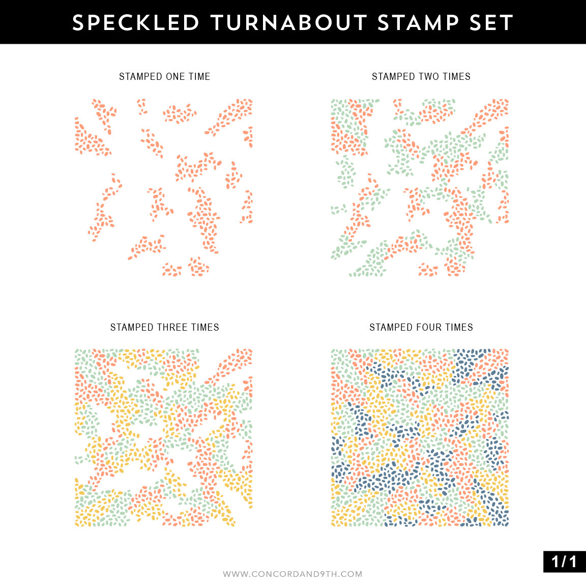 Speckled Turnabout™ Stamp Set