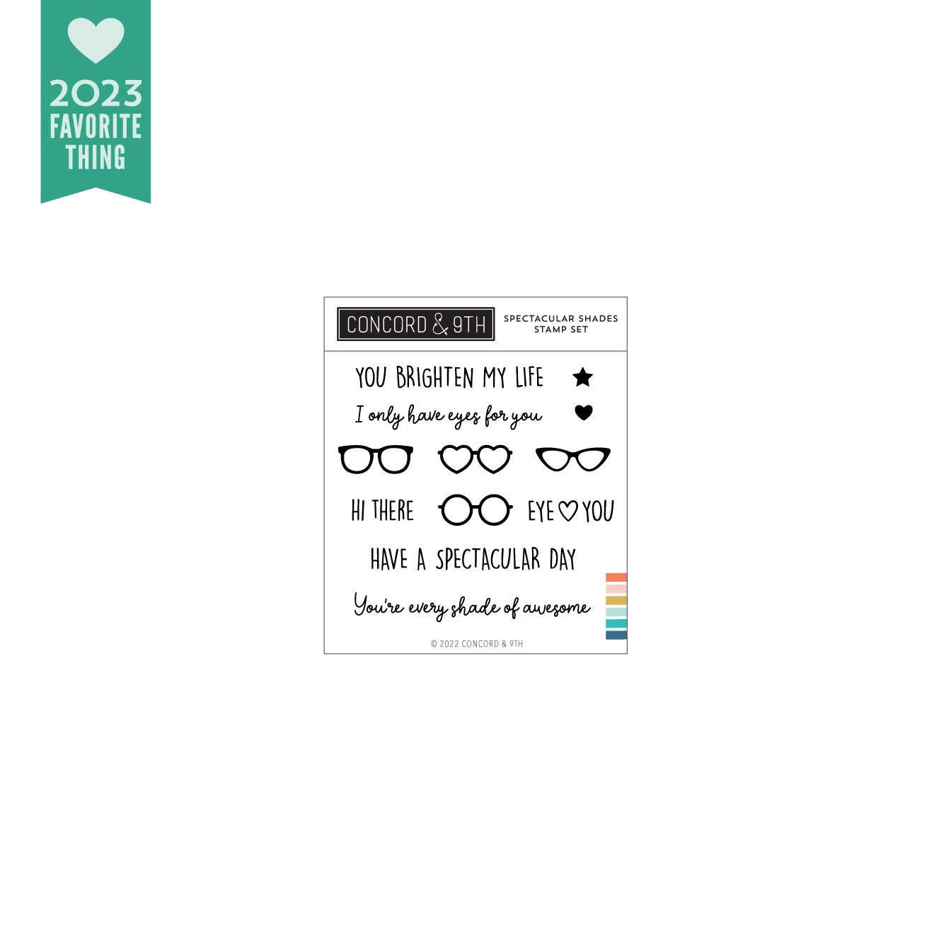 Juego de sellos Spectacular Shades