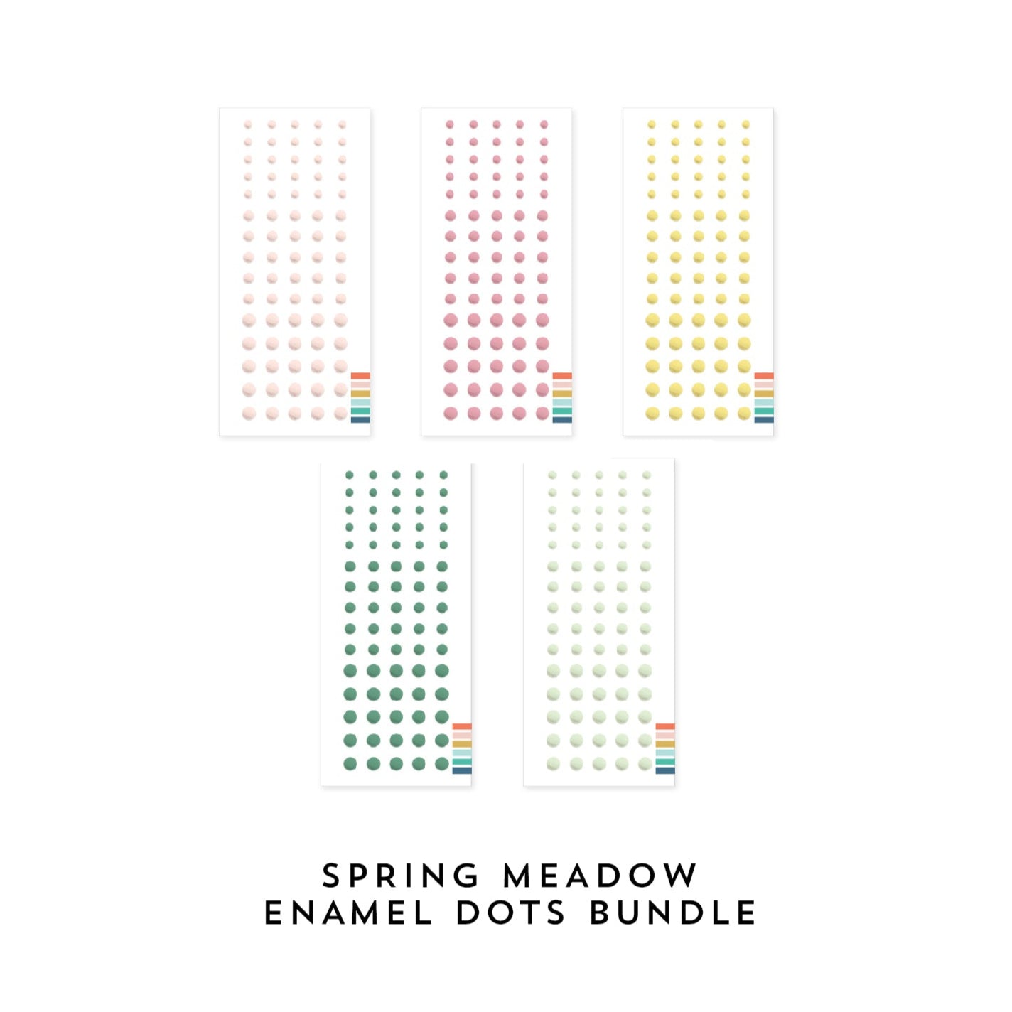 Spring Meadow Enamel Dots Bundle