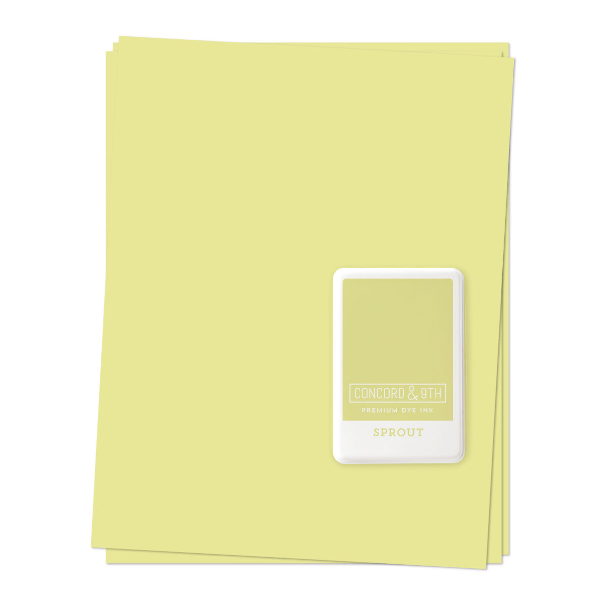 Cardstock: Sprout Ink Pad &amp; Cardstock BUNDLE