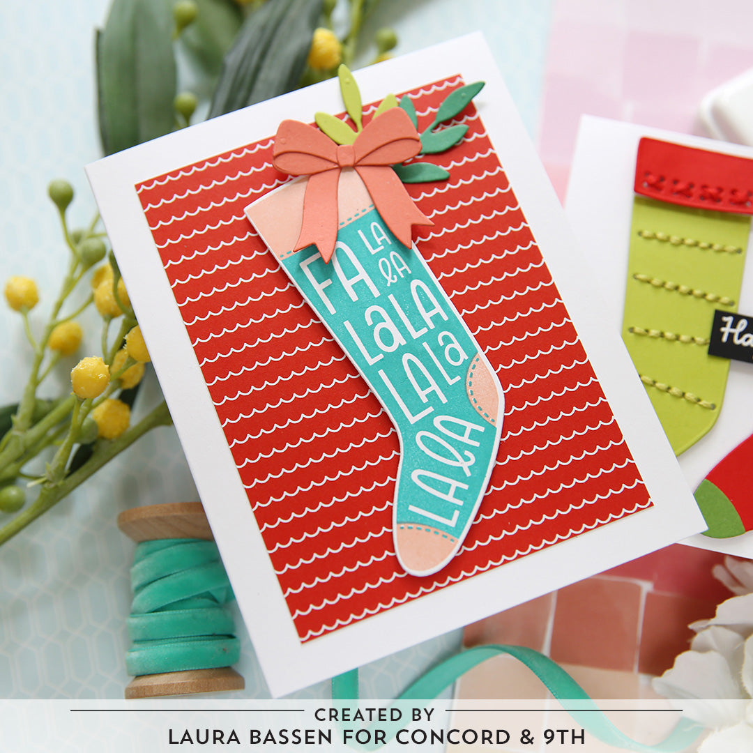 Stocking Stamp &amp; Stitch Stamp Set