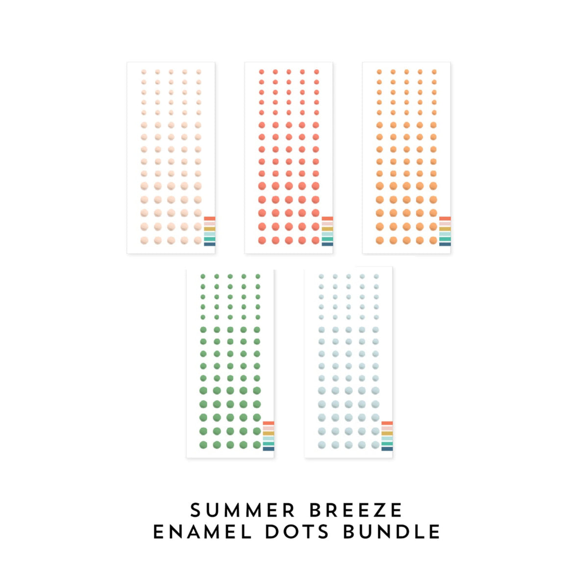 Summer Breeze Enamel Dots Bundle