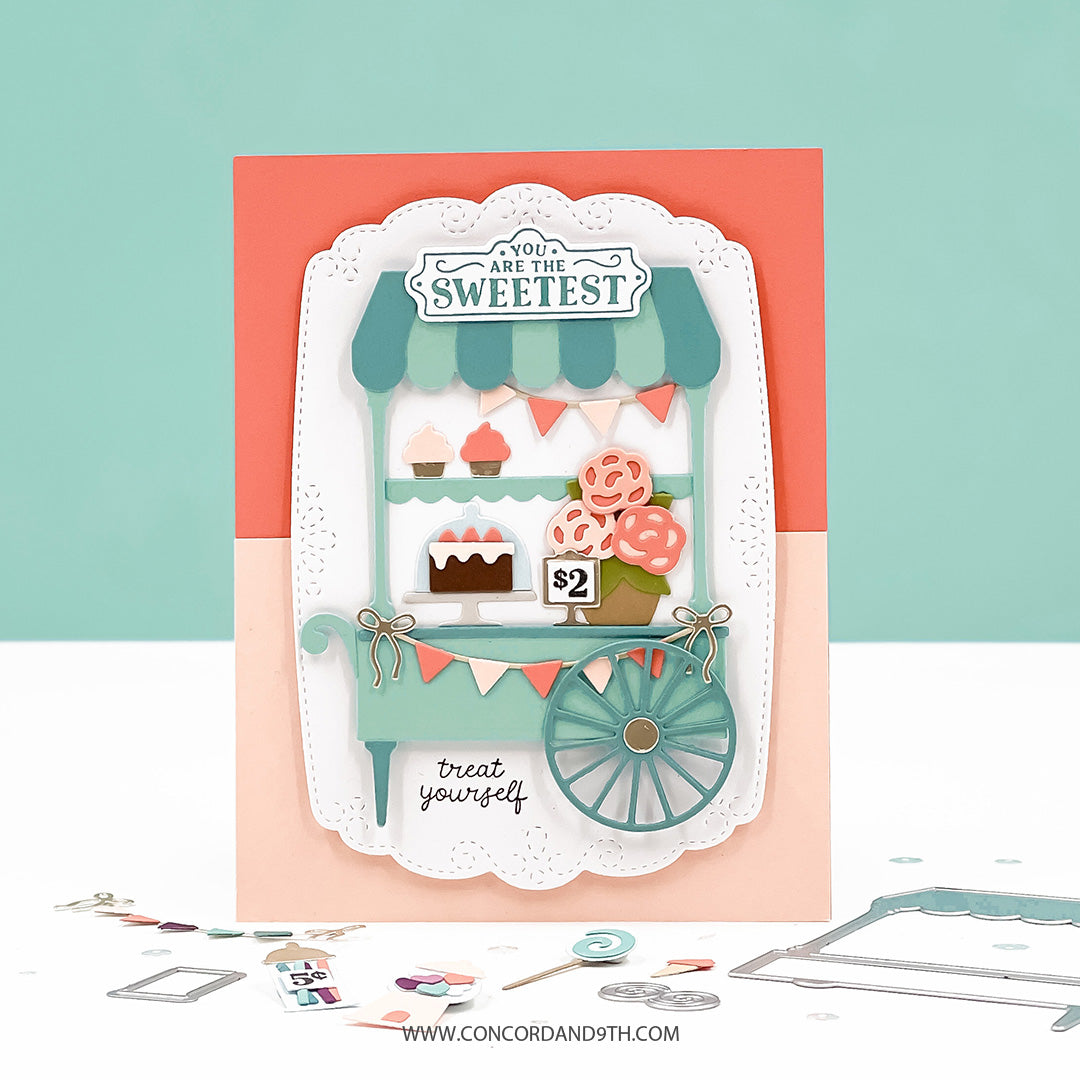 Sweet-cart Stamp Set