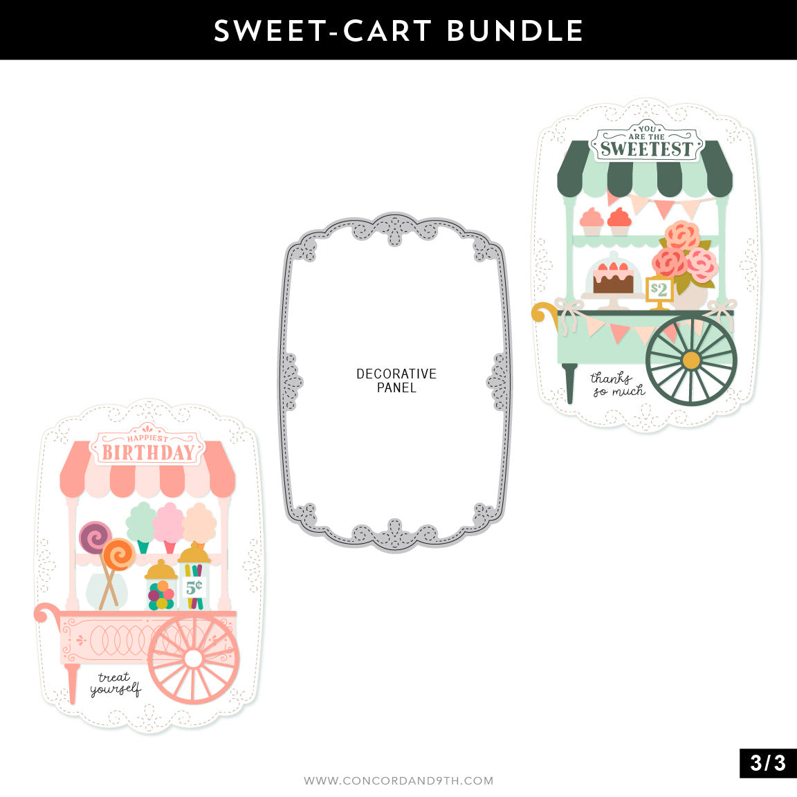Sweet-cart Stamp Set