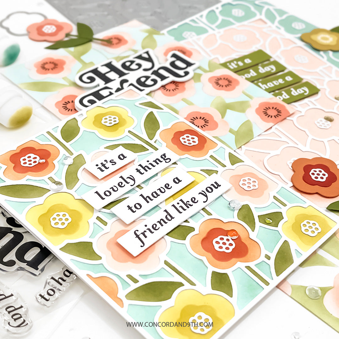 Sweet Stems Stencil Pack