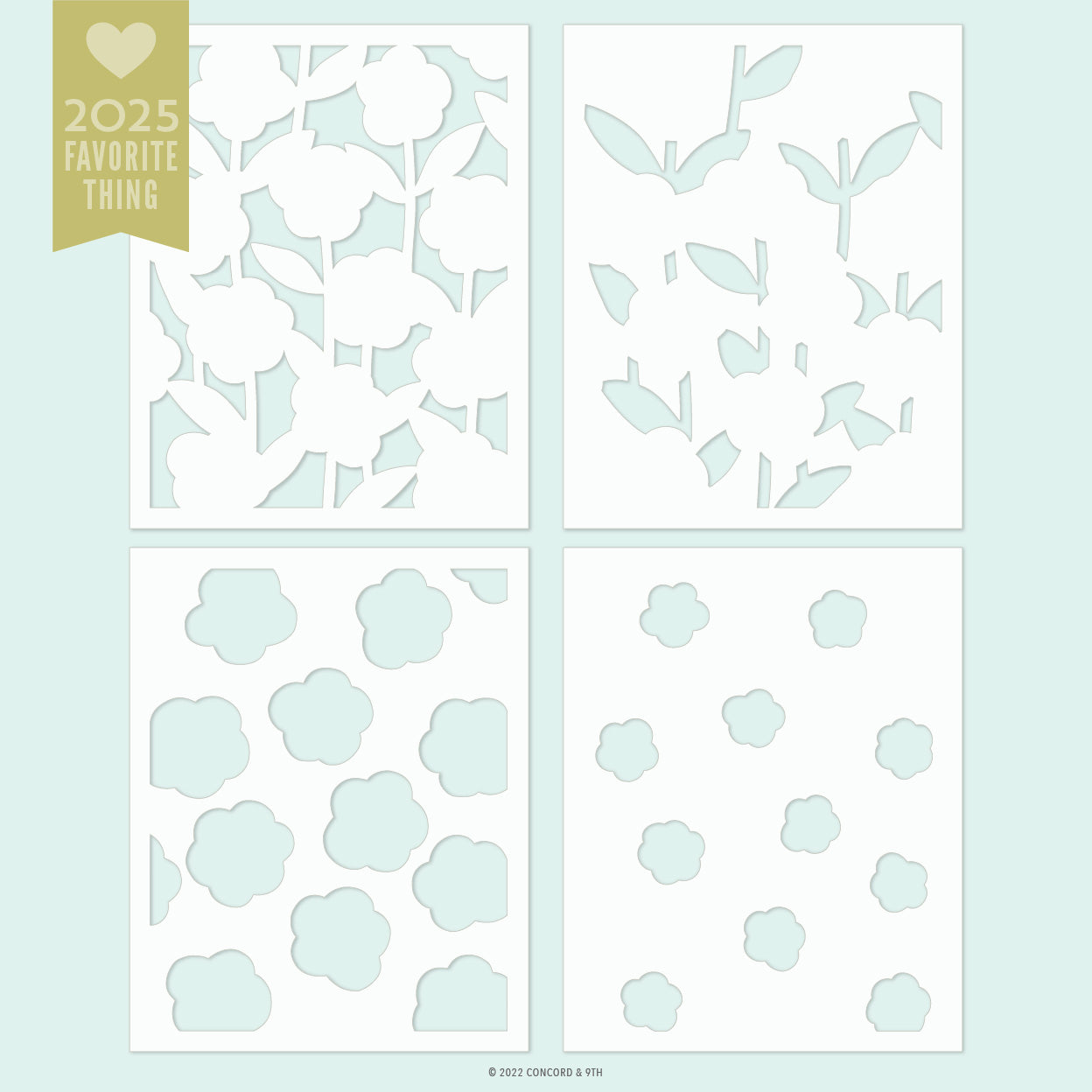 Sweet Stems Stencil Pack