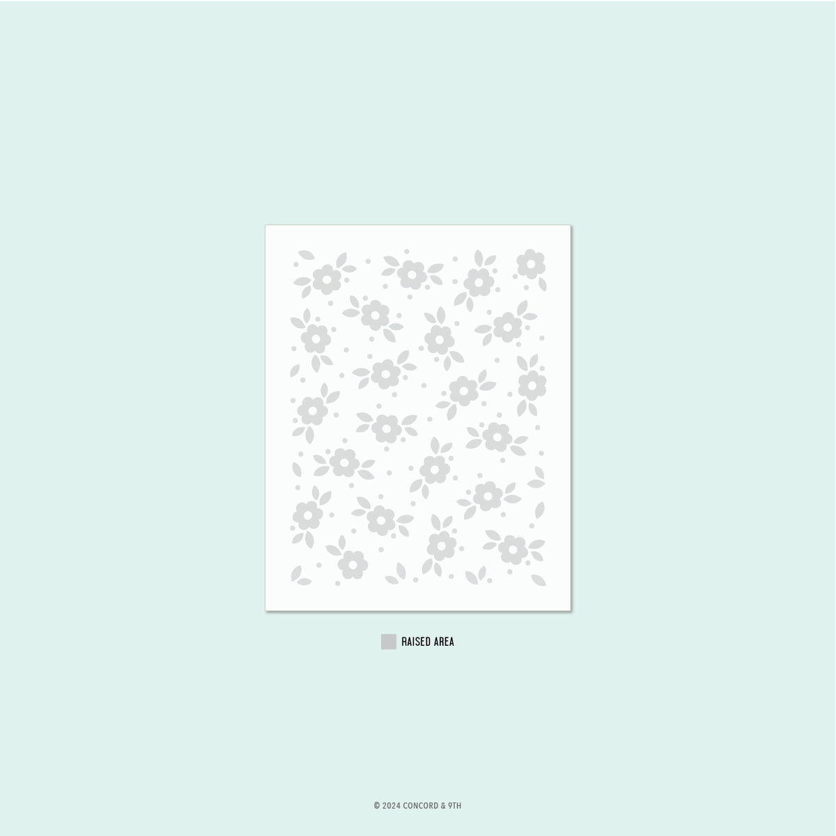 Tea Blossom Embossing Folder