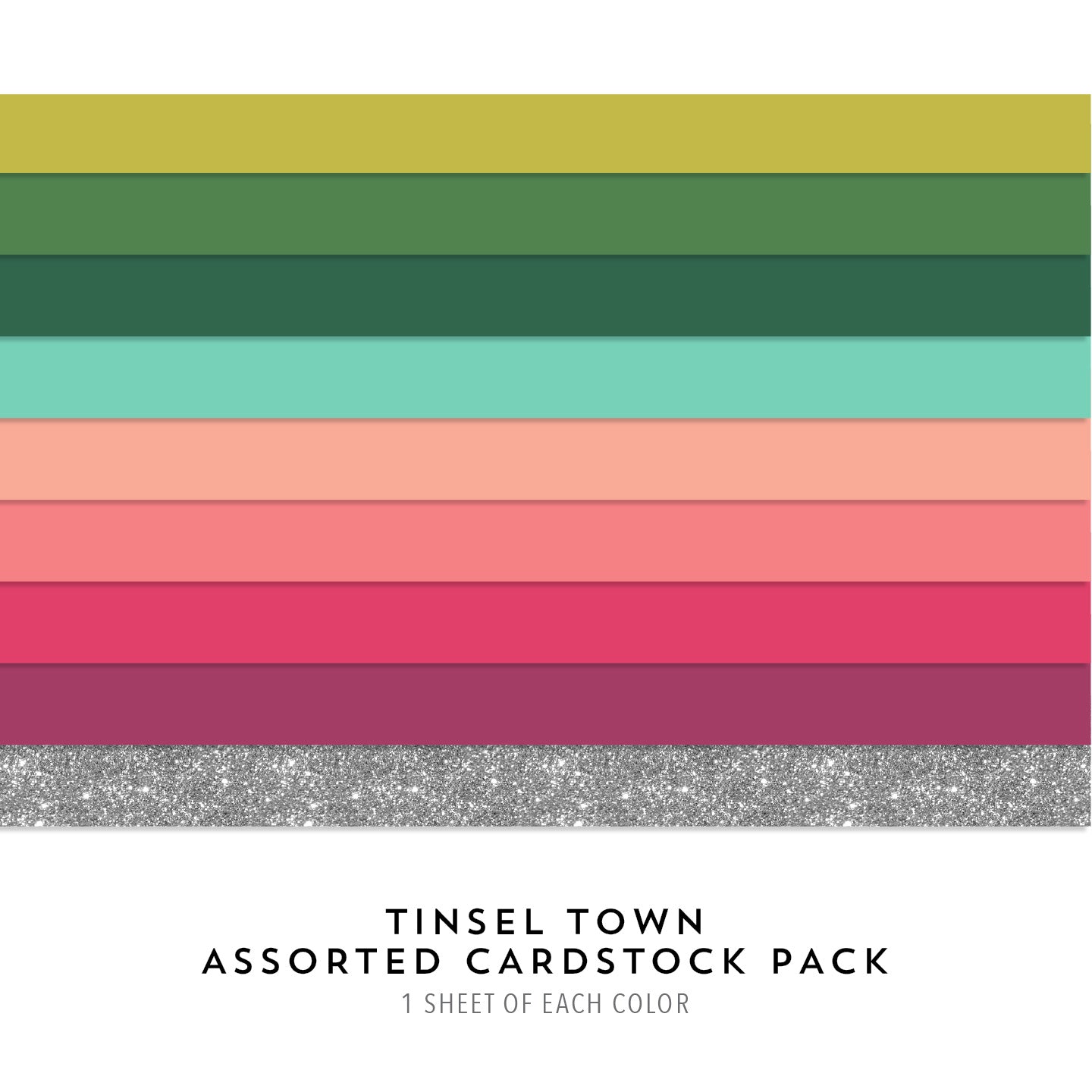 Tinsel Town Assorted Cardstock Pack