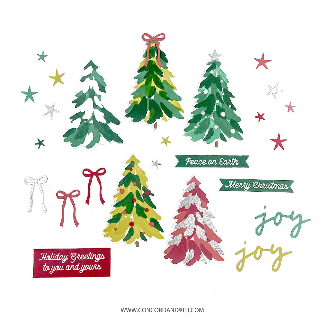 Triple-step Evergreen Dies