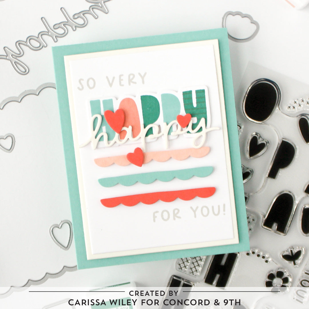 Triple-Step Happy Day Stamp Set