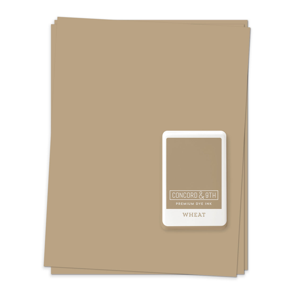 Cartulina: PAQUETE de almohadilla de tinta de trigo y cartulina