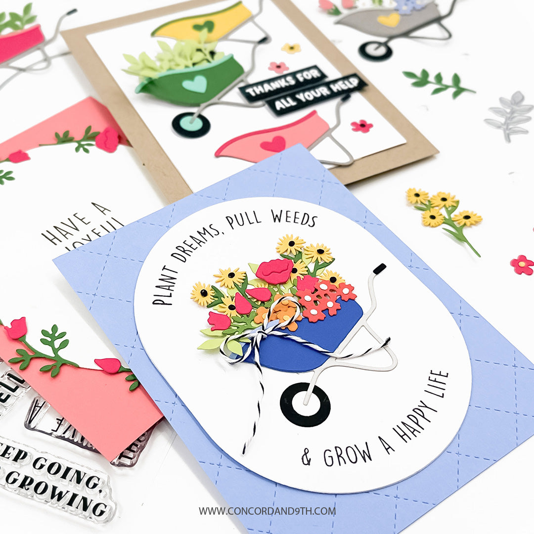 Wheelbarrow Wishes Stamp Set
