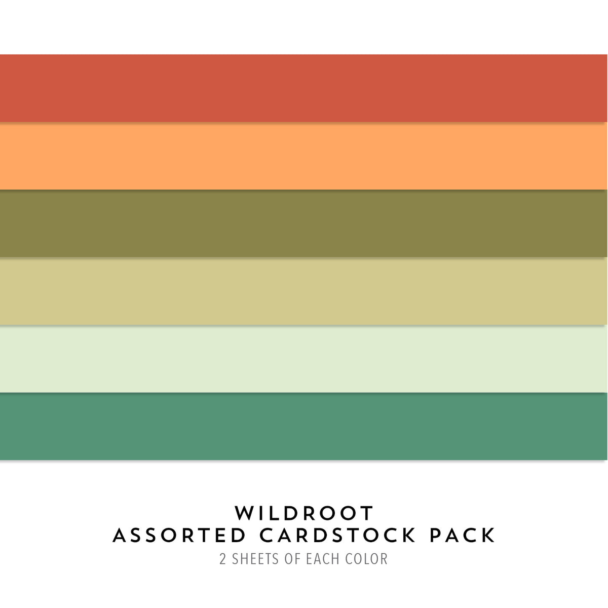 Wildroot Assorted Color Cardstock Pack