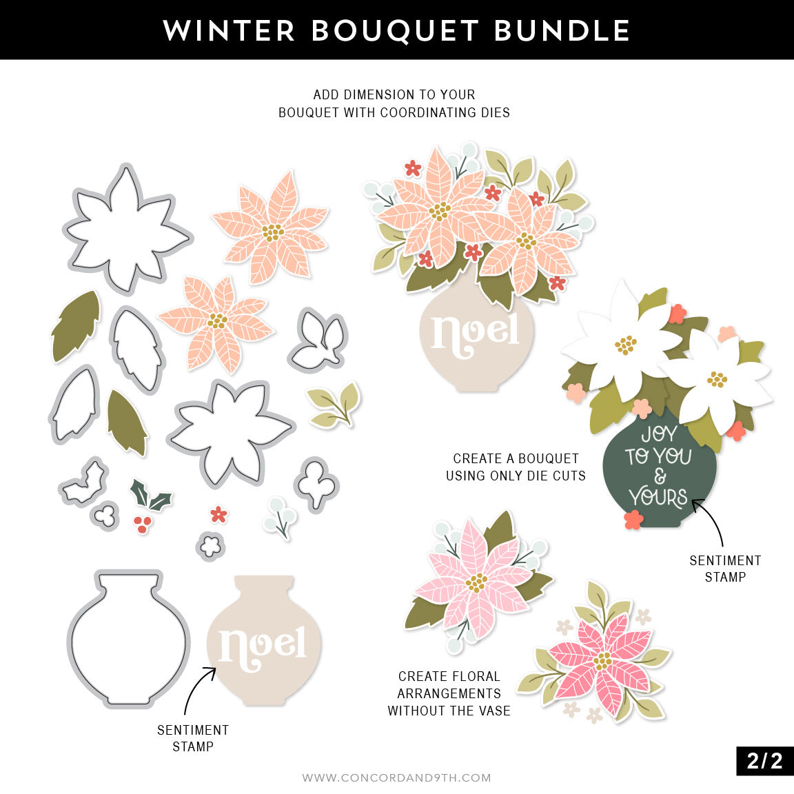 Winter Bouquet Stamp Set