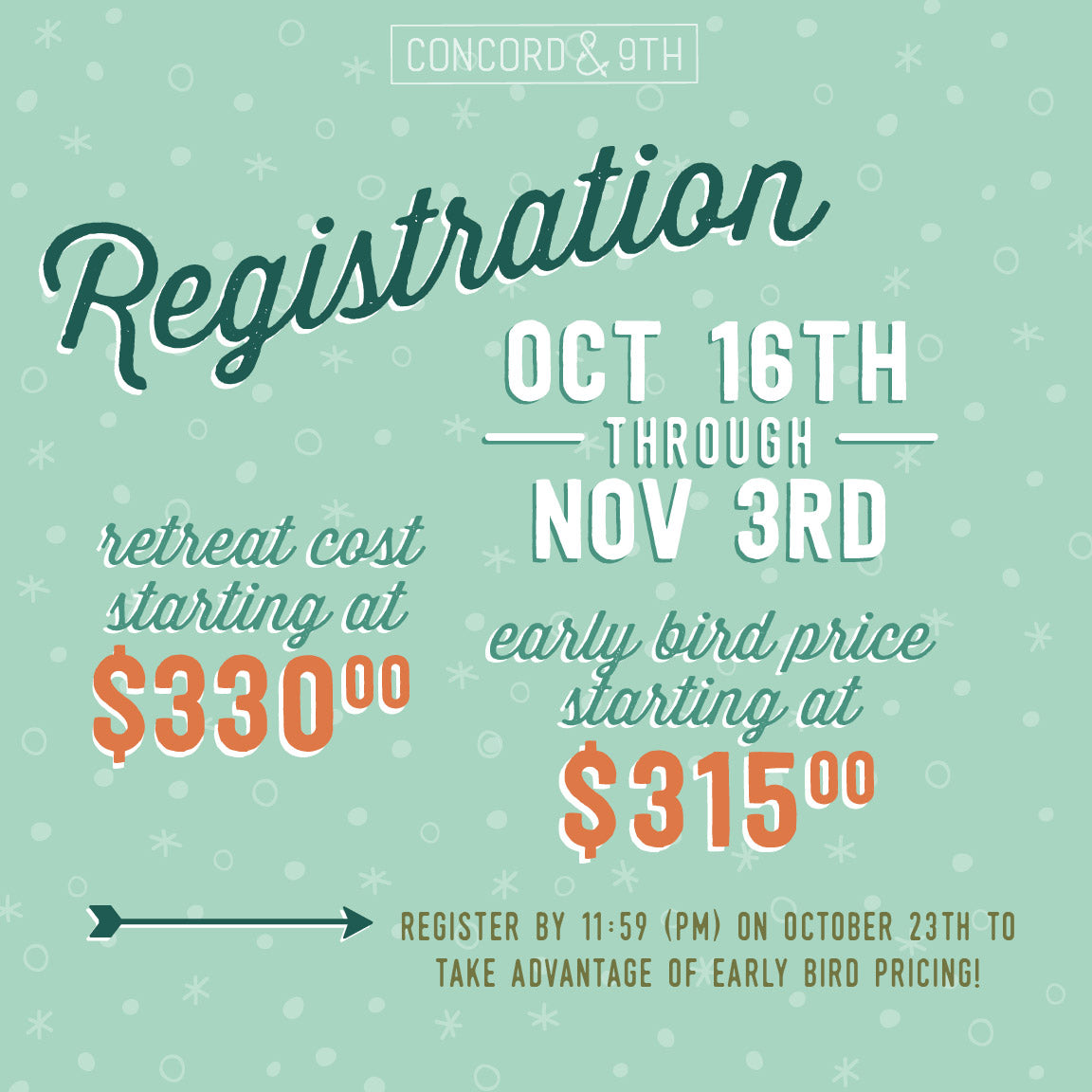 C9 Winter Retreat 2026 Payment Plan Payment #1