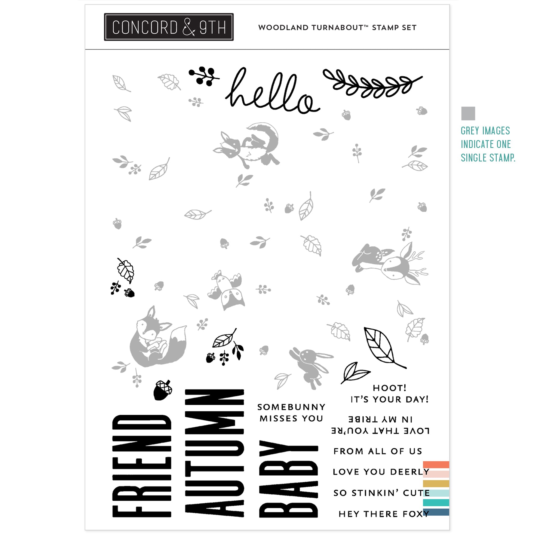 Woodland Turnabout™ Stamp Set