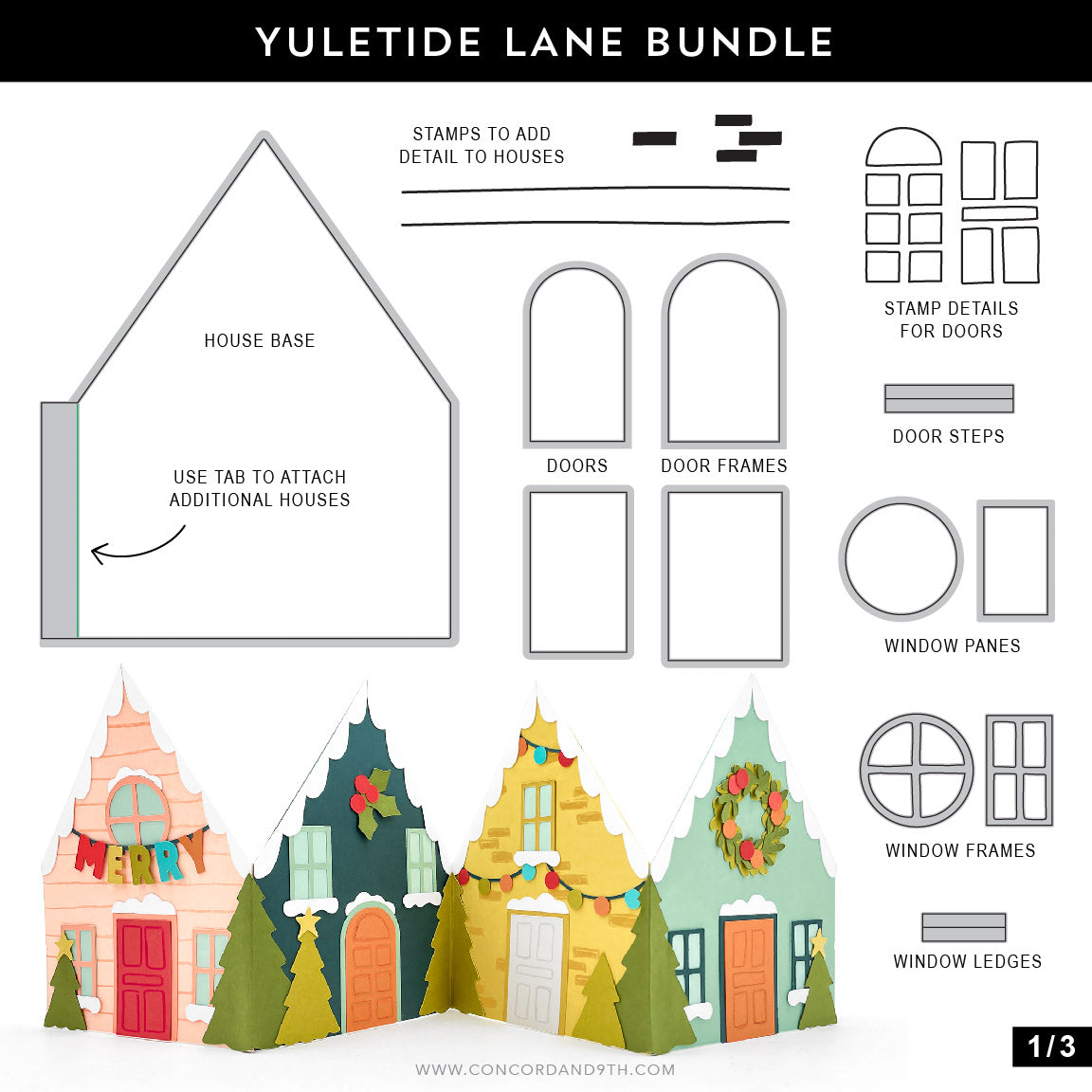 Yuletide Lane Stamp Set