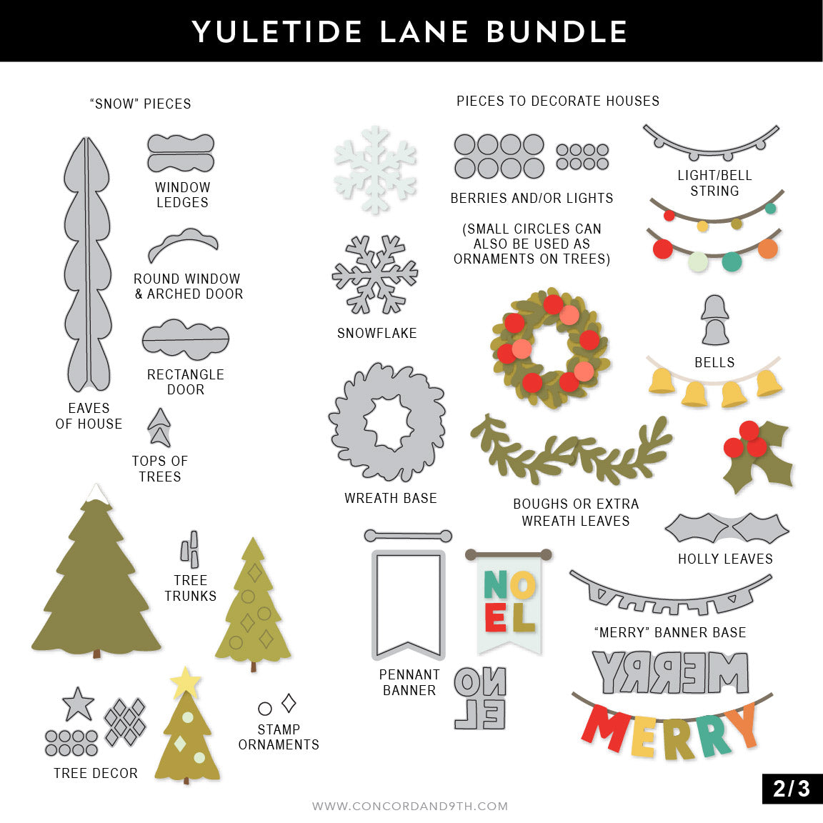Yuletide Lane Stamp Set