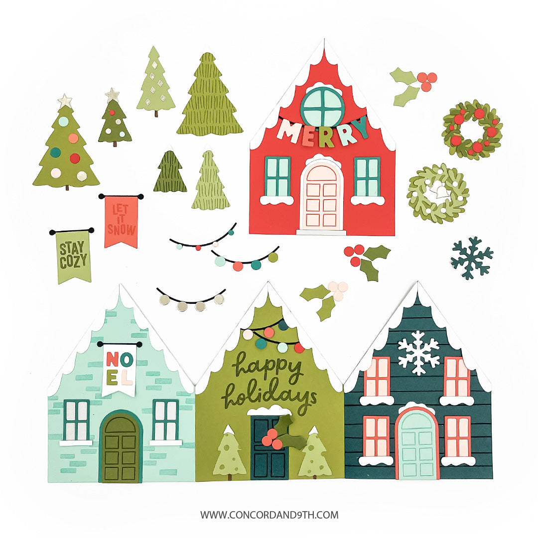 Yuletide Lane Stamp Set