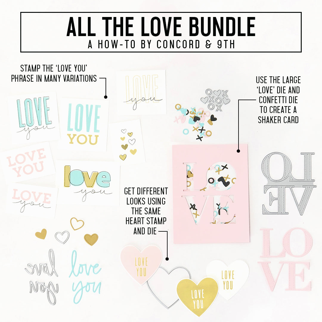 All the Love Stamp Set