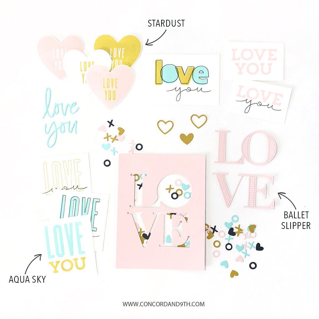 All the Love Stamp Set