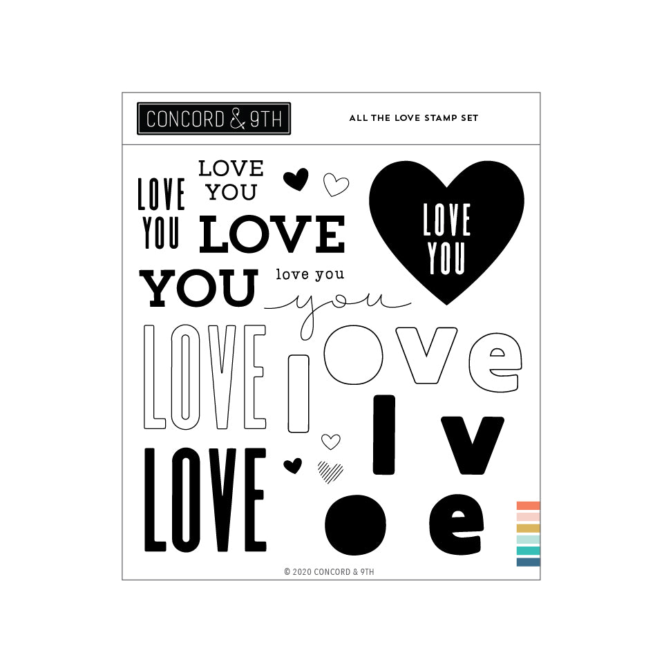 All the Love Stamp Set