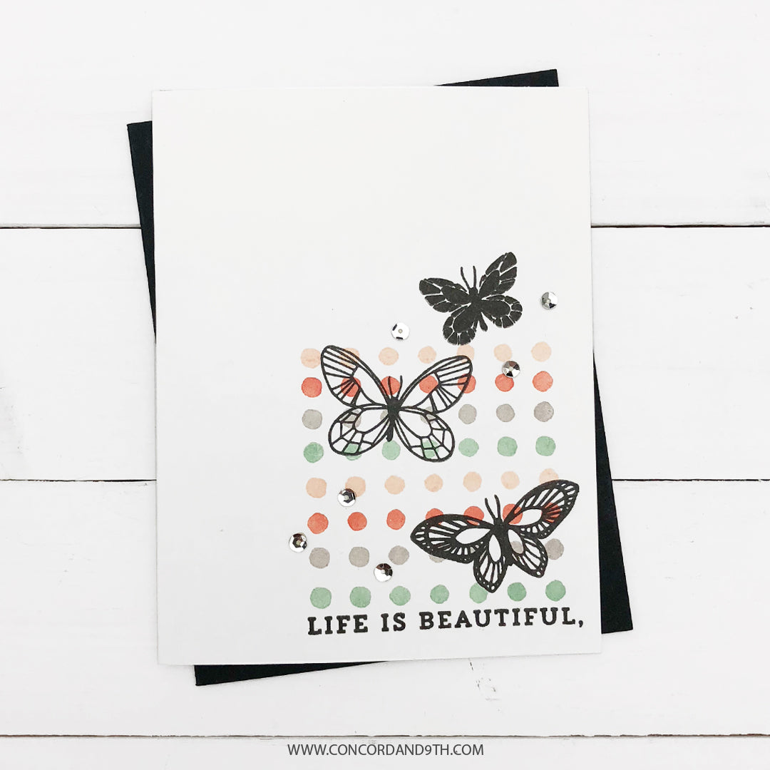 LAST CHANCE: Beautiful Butterfly Stamp Set - Concord & 9th