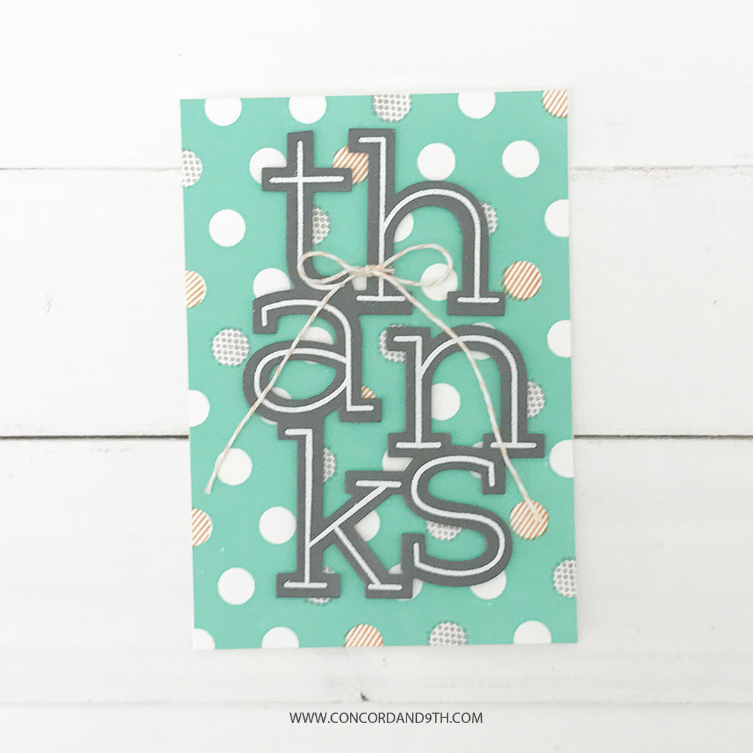 Big Thanks Stamp Set