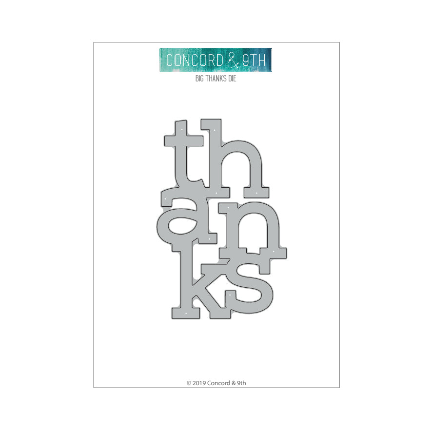 All the Thanks Stamp Set - Concord & 9th