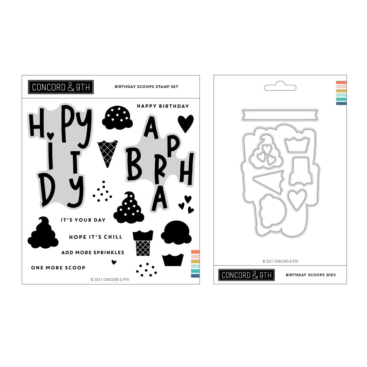 Birthday Scoops Stamp Set - Concord & 9th