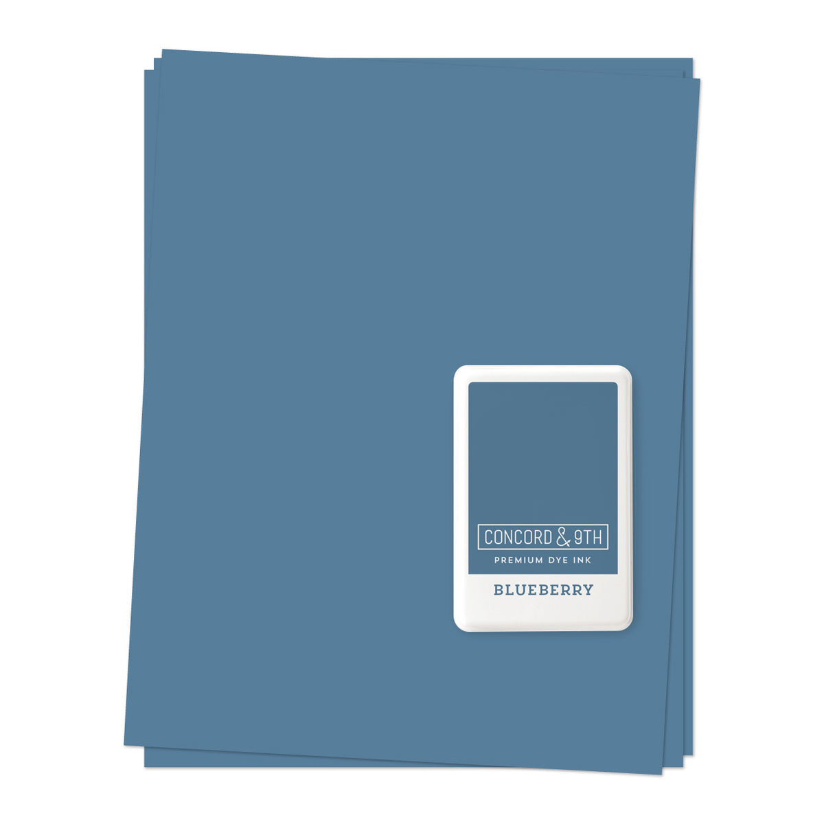 Cardstock: Blueberry Ink Pad &amp; Cardstock BUNDLE