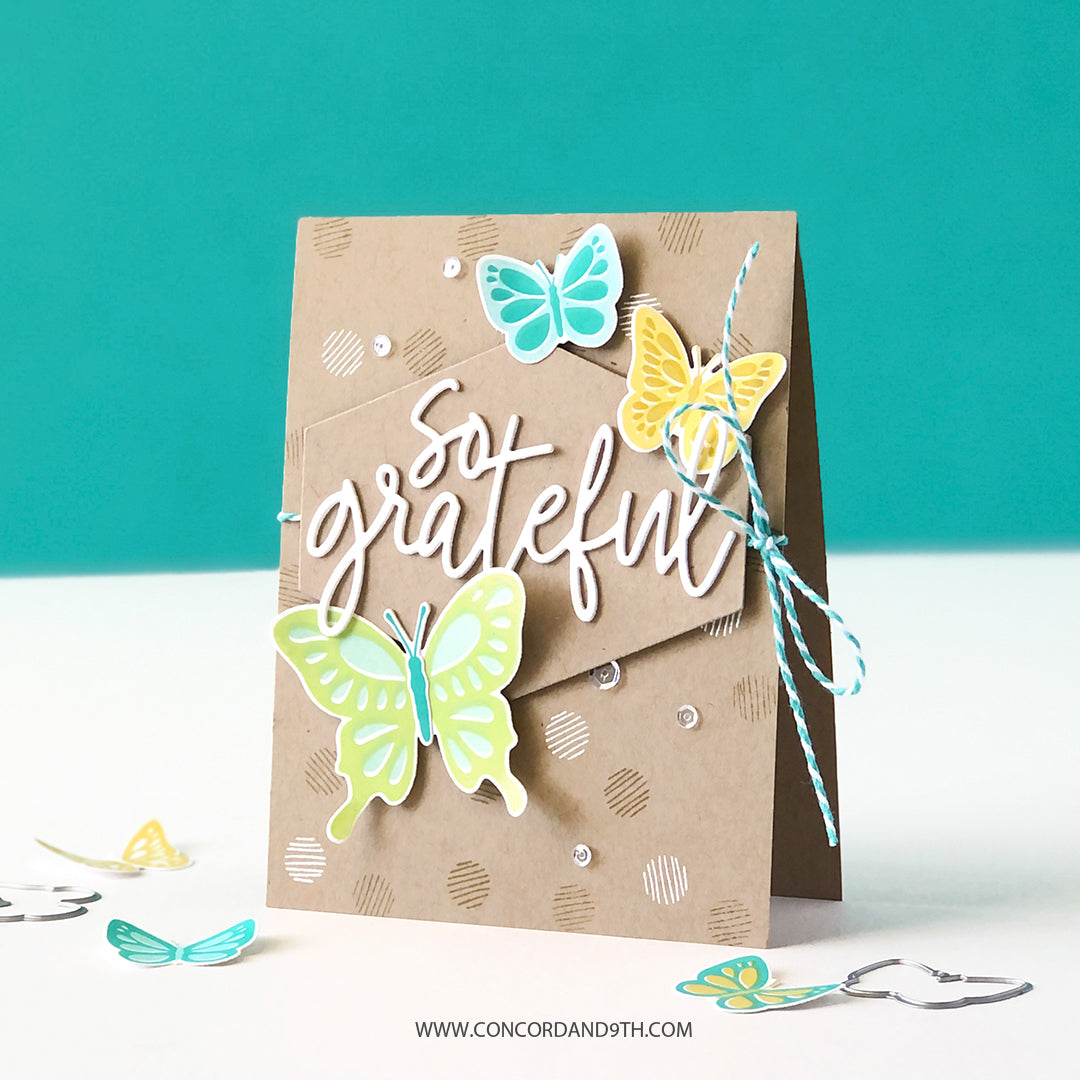LAST CHANCE: Beautiful Butterfly Stamp Set - Concord & 9th