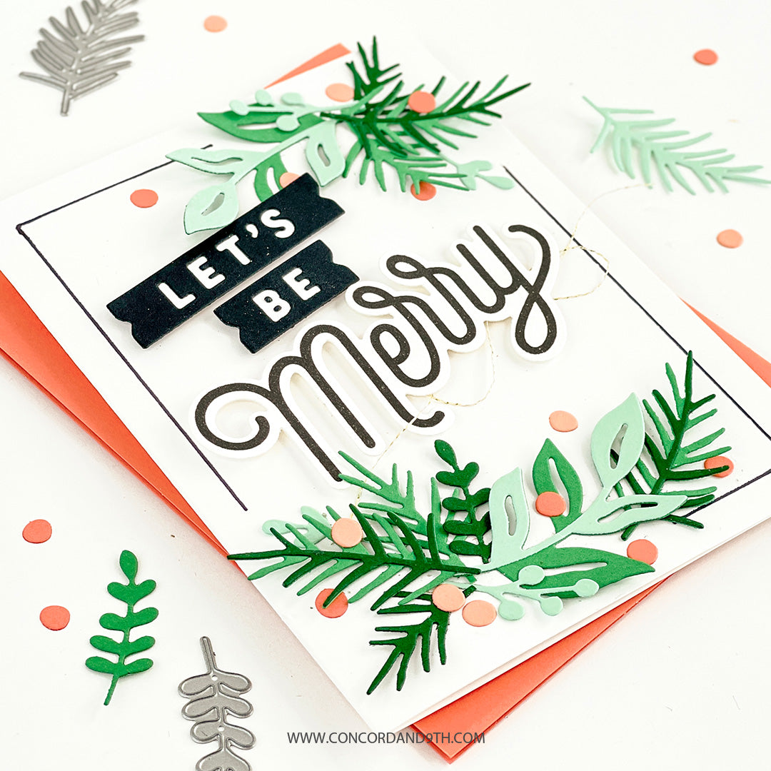 Boughs & Holly Stencil Pack