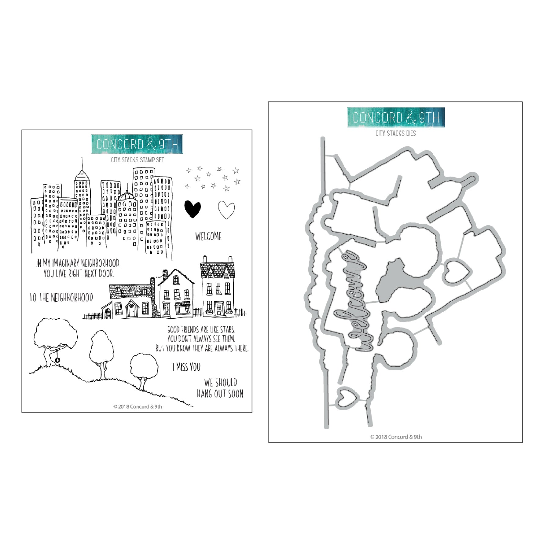 Paquete de pilas de ciudad