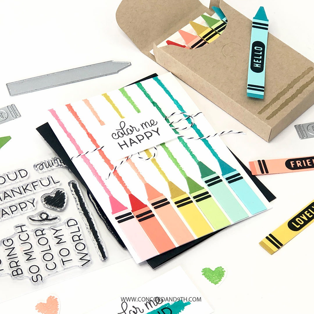 Juego de sellos Color Me Happy