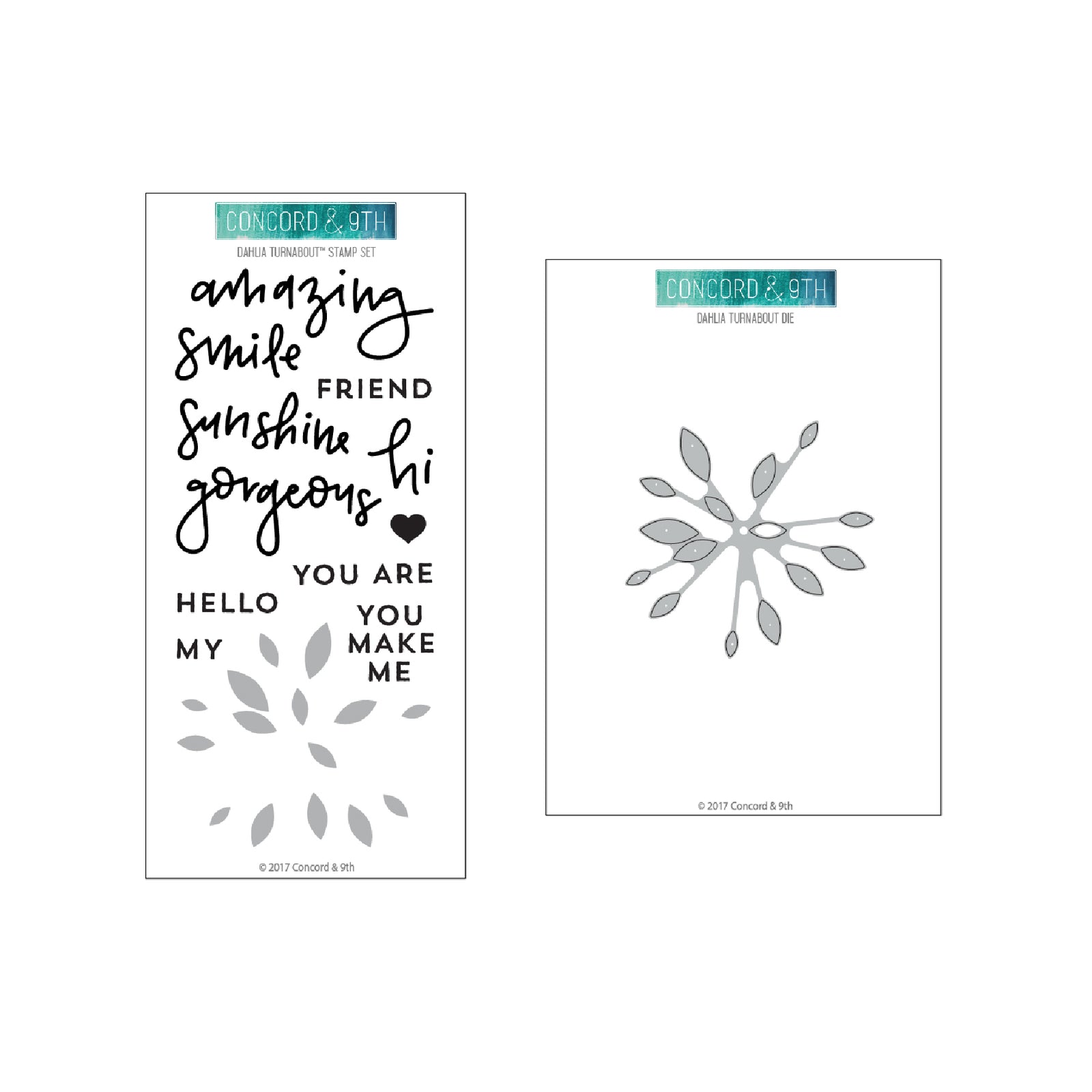 Concord & 9th THANKFUL LEAVES TURNABOUT™ Stamp and Die Sets – Arts