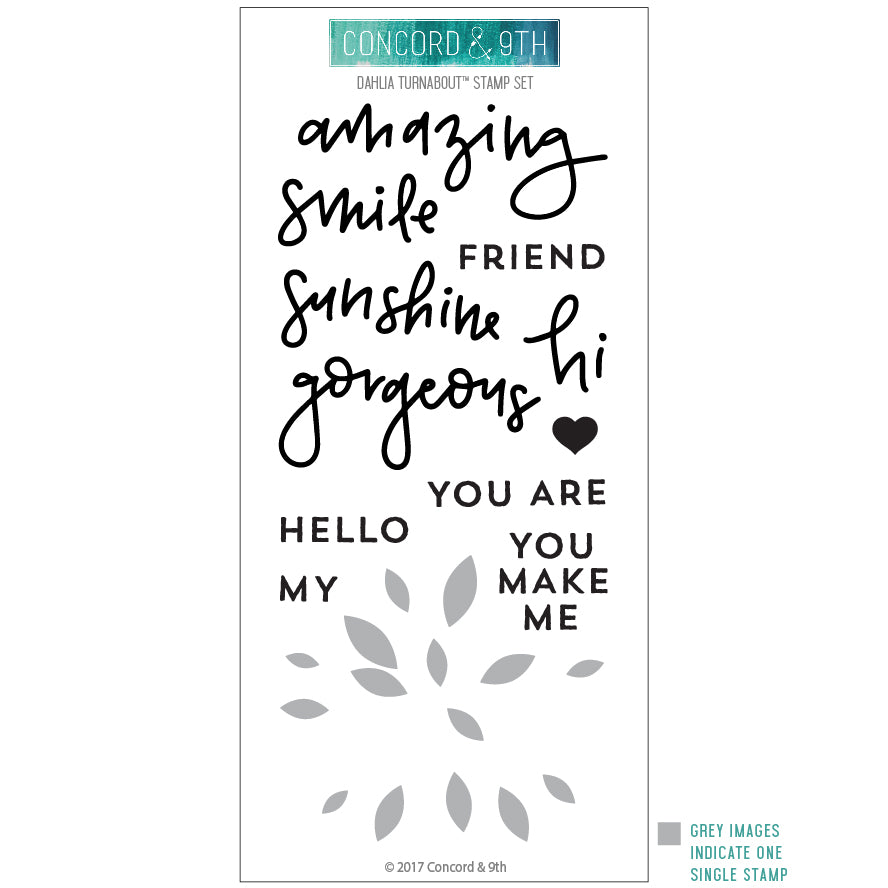 Juego de sellos Dahlia Turnabout™